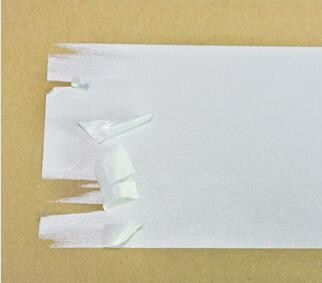 Καταστροφικό υλικό ετικέτας Εύθραυστο αυτοκόλλητο χαρτί