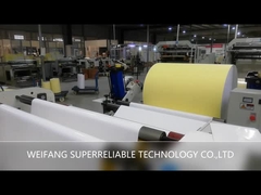 Το φύλλο εγγράφου αυτοκόλλητων ετικεττών πέταξε το ντυμένο έγγραφο τέχνης με το κίτρινο έγγραφο του Κραφτ σιλικόνης χρώματος HM0111