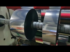 WG4615 Μενταλισμένο λαμπερό ασημένιο φιλμ PP Ετικέτα με διαφανή περιτύλιξη PET