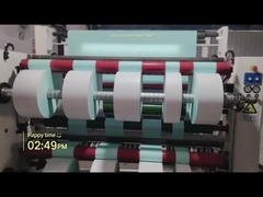 HM2233L τοπ θερμικό Glassine κόλλας Hotmelt συγκολλητικών ετικετών εγγράφου υλικό τοπ θερμικό μπλε σκάφος της γραμμής